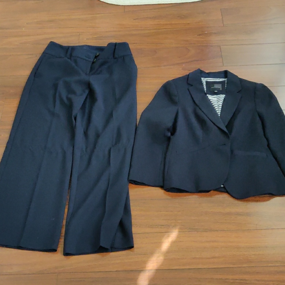 The Limited Navy Blue Suit